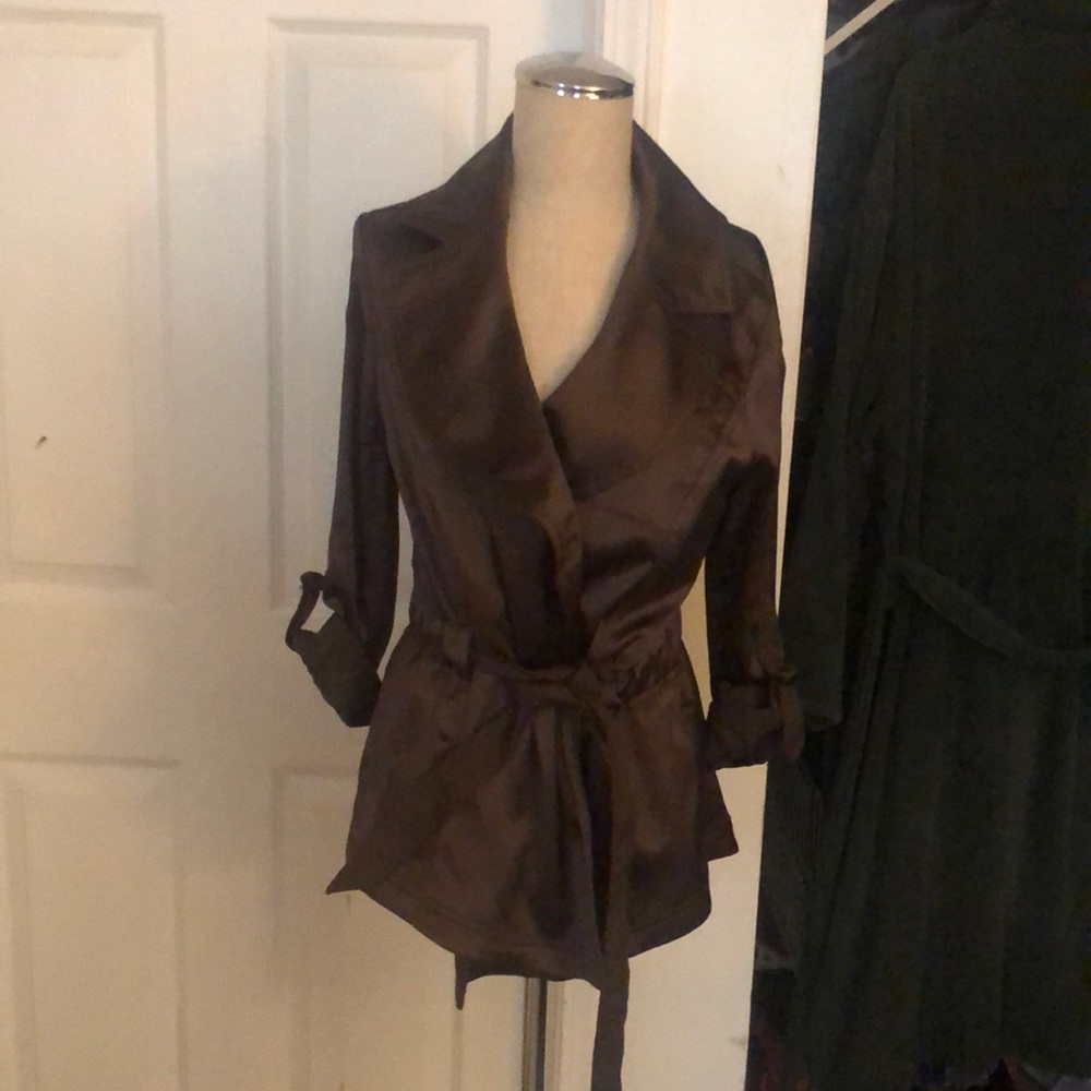 WHBM satin jacket